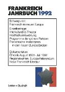 Frankreich-Jahrbuch 1992