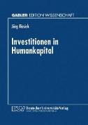 Investitionen in Humankapital