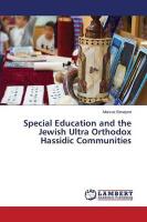 Special Education and the Jewish Ultra Orthodox Hassidic Communities