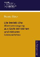 Die betriebliche Altersversorgung aus Sicht der kleinen und mittleren Unternehmen