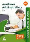 Auxiliares Administrativos, Servicio Canario de Salud. Test