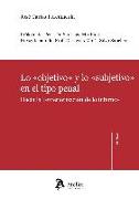 Lo objetivo y lo subjetivo en el tipo penal: hacia la exteriorización de lo interno
