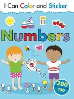 I Can Color and Sticker: Numbers
