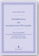 Monotheismus und neuplatonische Philosophie