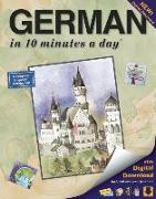 German in 10 Minutes a Day: Language Course for Beginning and Advanced Study. Includes Workbook, Flash Cards, Sticky Labels, Menu Guide, Software