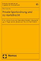 Private Sportordnung und EU-Kartellrecht