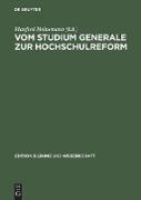 Vom Studium generale zur Hochschulreform