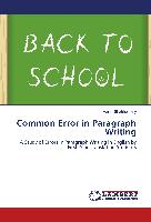 Common Error in Paragraph Writing