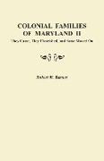 Colonial Families of Maryland II