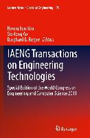 IAENG Transactions on Engineering Technologies