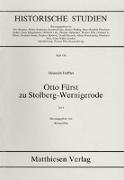 Otto Fürst zu Stolberg-Wernigerode I