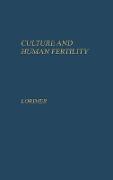 Culture and Human Fertility