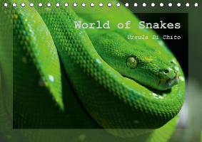 World of Snakes - UK Version (Table Calendar perpetual DIN A5 Landscape)