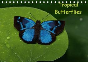 Tropical Butterflies / UK-version (Table Calendar perpetual DIN A5 Landscape)