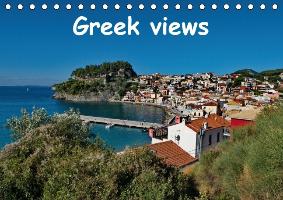 Greek views / UK-version (Table Calendar perpetual DIN A5 Landscape)