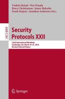 Security Protocols XXII