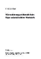 Wärmedehnungsproblematik beim Fügen unterschiedlicher Werkstoffe