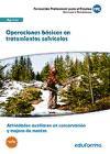 Operaciones básicas en tratamientos selvícolas : actividades auxiliares en conservación y mejora de montes