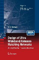 Design of Ultra Wideband Antenna Matching Networks