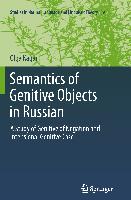 Semantics of Genitive Objects in Russian