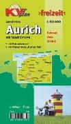Aurich Landkreis, KVplan, Radkarte/Freizeitkarte, 1:60.000