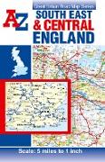 South East & Central England A-Z Road Map