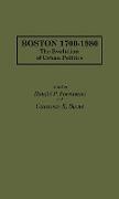 Boston 1700-1980