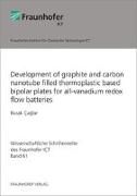 Development of graphite and carbon nanotube filled thermoplastic based bipolar plates for all-vanadium redox flow batteries
