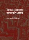 Temas de economía territorial y urbana