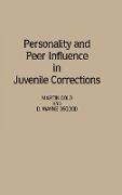 Personality and Peer Influence in Juvenile Corrections