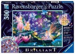 Ravensburger Puzzle 14882 - Im Feenwald - 500 Teile Puzzle für Erwachsene und Kinder ab 10 Jahren, Fantasy-Puzzle mit Dekosteinen zum Verzieren