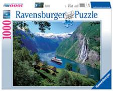 Ravensburger Puzzle 15804 - Norwegischer Fjord - 1000 Teile Puzzle für Erwachsene und Kinder ab 14 Jahren, Puzzle mit norwegischer Landschaft