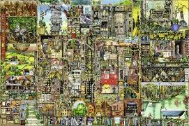 Colin Thompson Bizarre Town 5,000 PC Puzzle