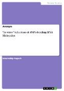 "In vitro" Selection of rPrPc-binding RNA Molecules