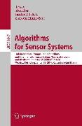 Algorithms for Sensor Systems