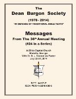 The Dean Burgon Society Messages 2014