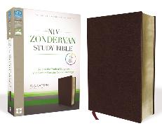 NIV Zondervan Study Bible, Bonded Leather, Burgundy
