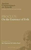 Proclus: On the Existence of Evils