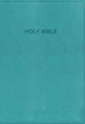 KJV, Foundation Study Bible, Leathersoft, Turquoise, Indexed, Red Letter Edition