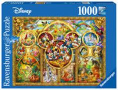 Ravensburger Puzzle 15266 - Die schönsten Disney Themen - 1000 Teile Disney Puzzle für Erwachsene und Kinder ab 14 Jahren