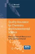 Quality Assurance for Chemistry and Environmental Science