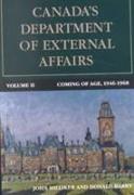 Canada's Department of External Affairs, Volume 2