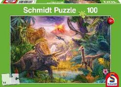 Das Tal der Dinosaurier. Puzzle 100 Teile