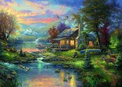 Thomas Kinkade, Im Naturparadies. Puzzle 1000 Teile