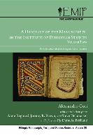 A Handlist of the Manuscripts in the Institute of Ethiopian Studies, Volume Two: The Arabic Materials of the Ethiopian Islamic Tradition