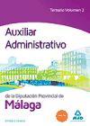 Auxiliar Administrativo, Diputación de Málaga. Temario 2