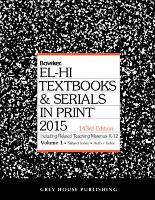 El-Hi Textbooks & Serials in Print - 2 Volume Set, 2015