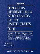 Publishers, Distributors & Wholesalers in the Us - 2 Volume Set, 2016