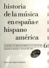 HISTORIA MUSICA ESPA¥A E HISPANOAMERICA 6-RUSTICA