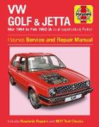 VW Golf & Jetta Mk 2 Petrol (Mar 84 - Feb 92) Haynes Repair Manual